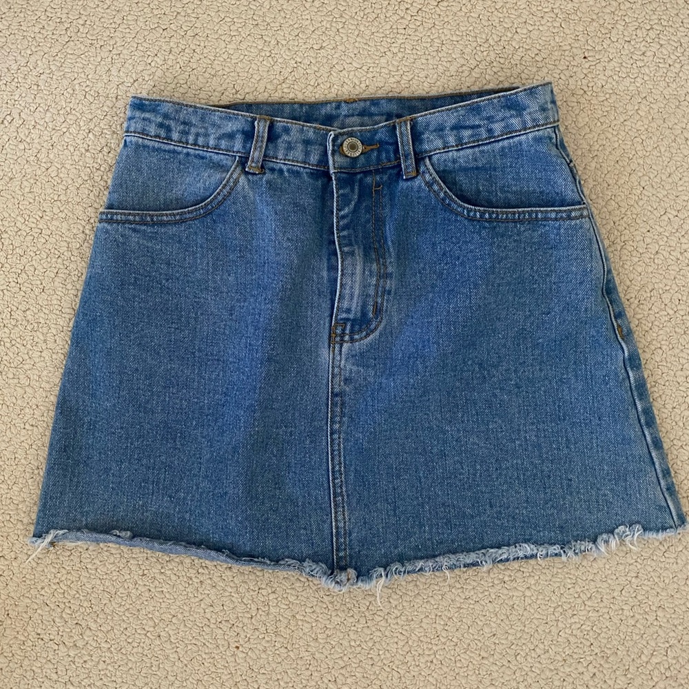 Denim Mini Skirt